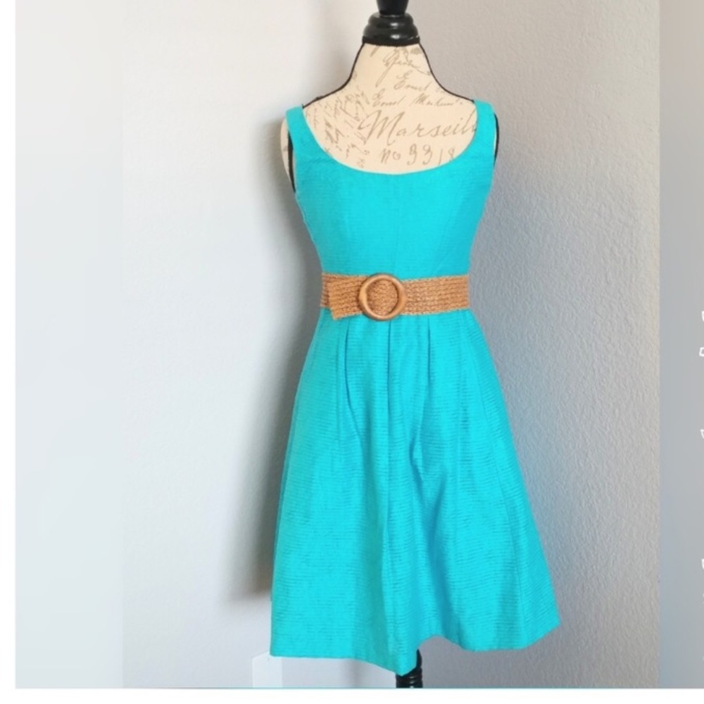 Blue Turquoise Nine West Sun Dress